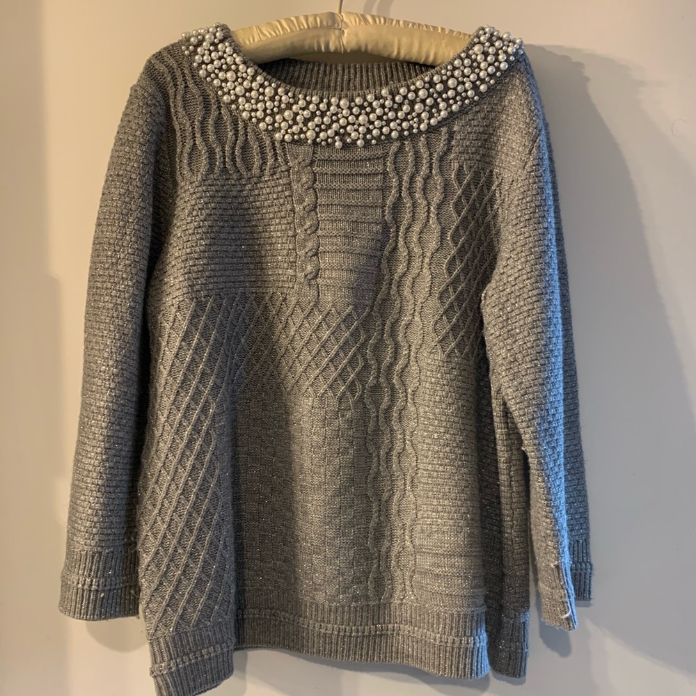 Karl Lagerfeld Embellished Sweater